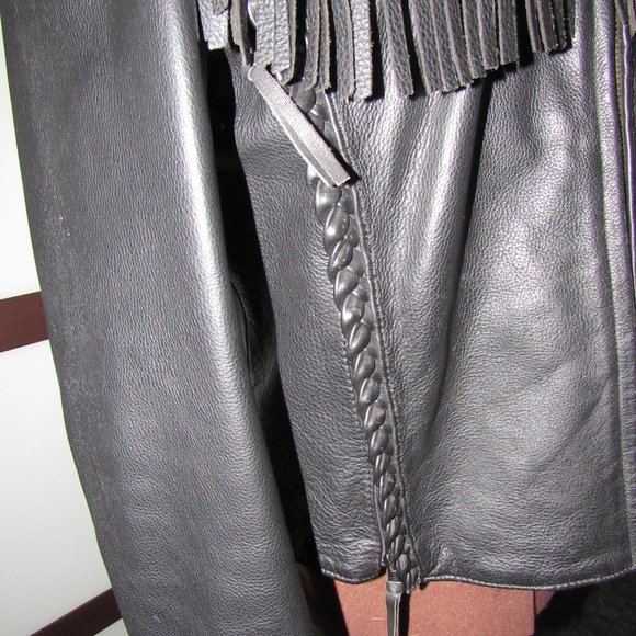 WOMEN'S WILLIE G HARLEY DAVIDSON LEATHER JACKET SIZE W/M - Picture 3 of 16